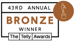 43th Annual Telly Awards Bronze Badge Winner