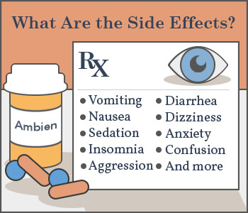 term side long effects memory ambien