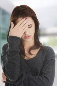 woman and anxiety