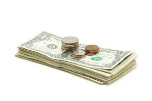 Stack Of Money & Coins