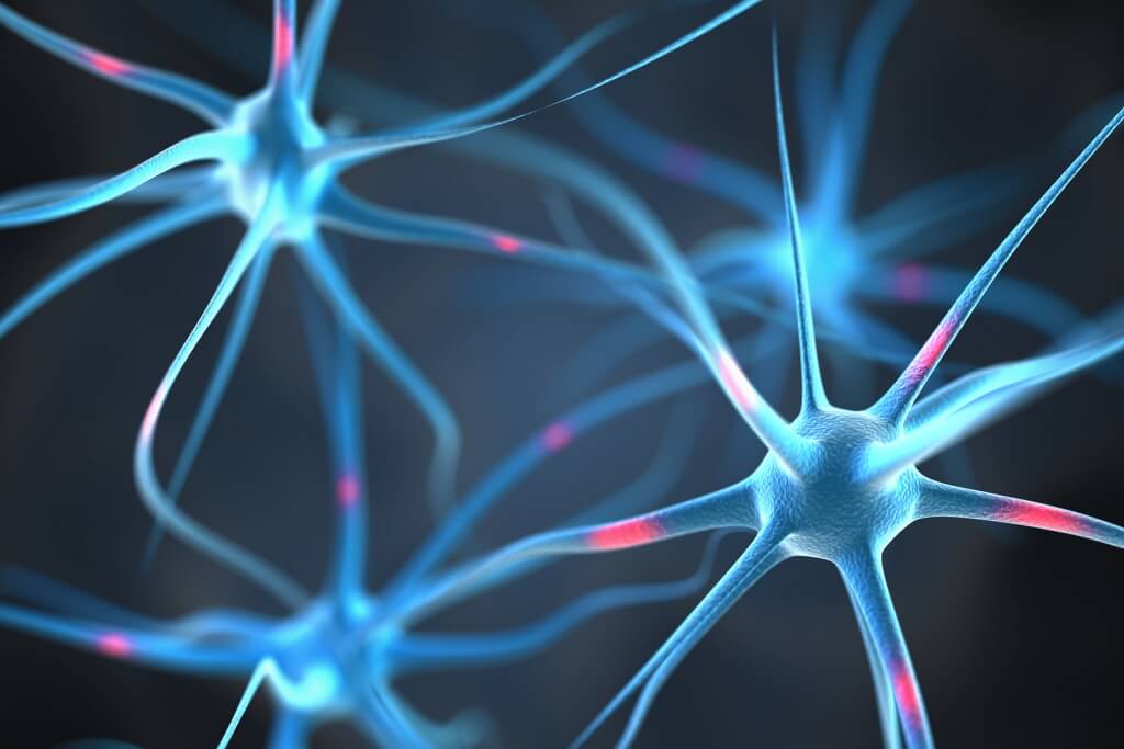 Graphic of neurotransmitters.