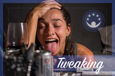 Tweaking occurs when a person struggling with meth abuse does not sleep for 3-15 days
