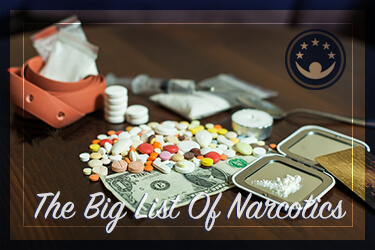 List of Narcotic Drugs: Examples Opioids & Other